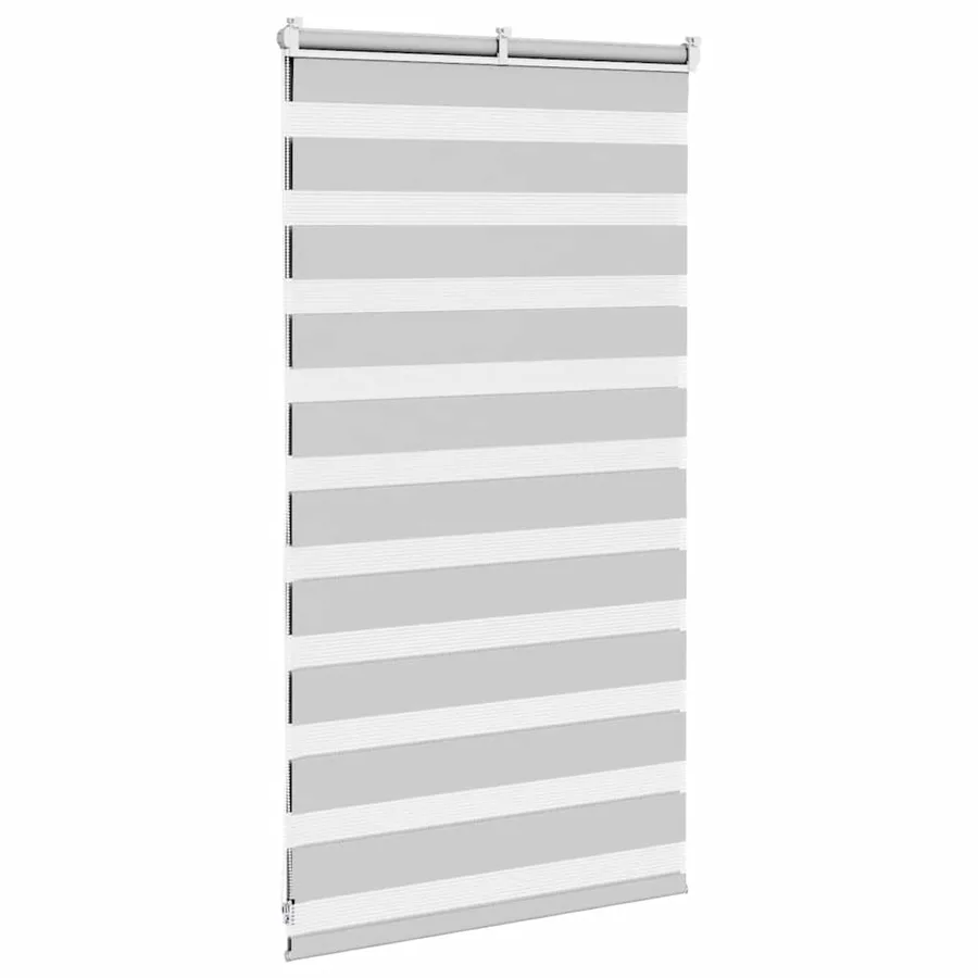 Store zèbre gris clair largeur du tissu 80,9 cm polyester - 4