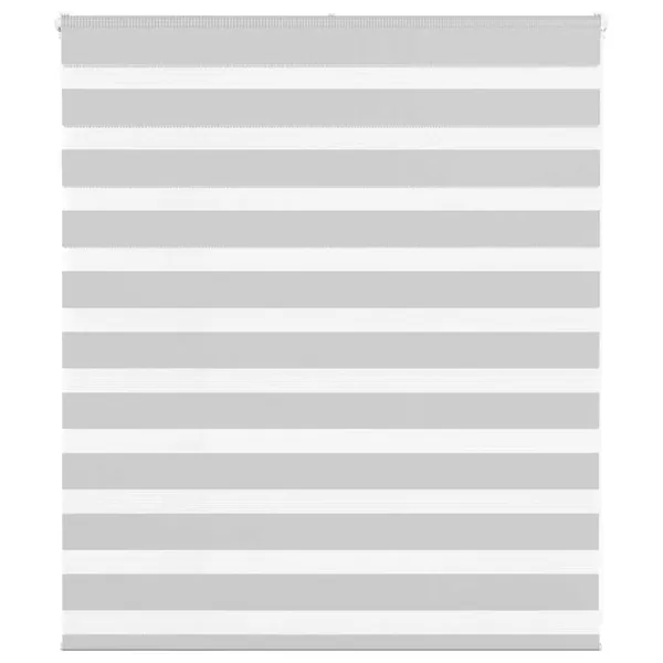 Store zèbre gris clair largeur du tissu 125,9 cm polyester