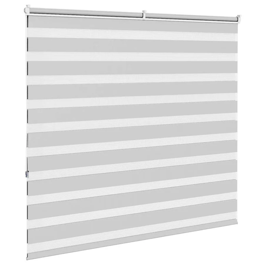 Store zèbre gris clair largeur du tissu 150,9 cm polyester - 4