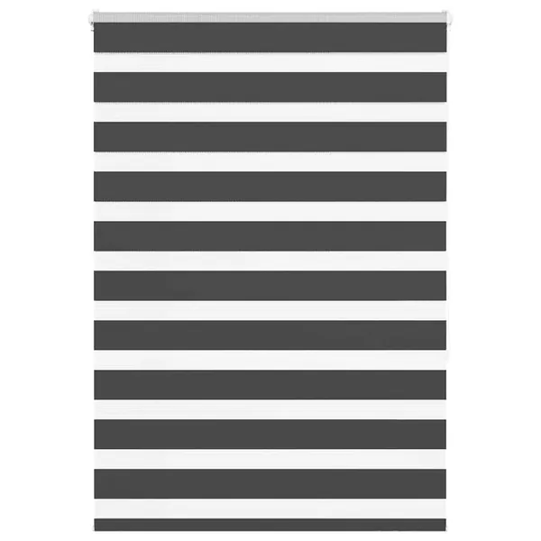 Store zèbre noir 105x150 cm largeur du tissu 100,9 cm polyester