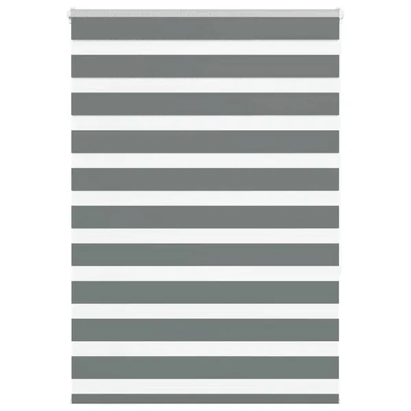 Store zèbre gris foncé largeur du tissu 100,9 cm polyester