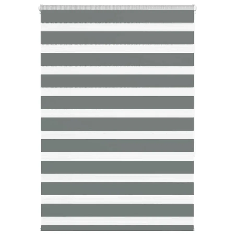 Store zèbre gris foncé largeur du tissu 90,9 cm polyester
