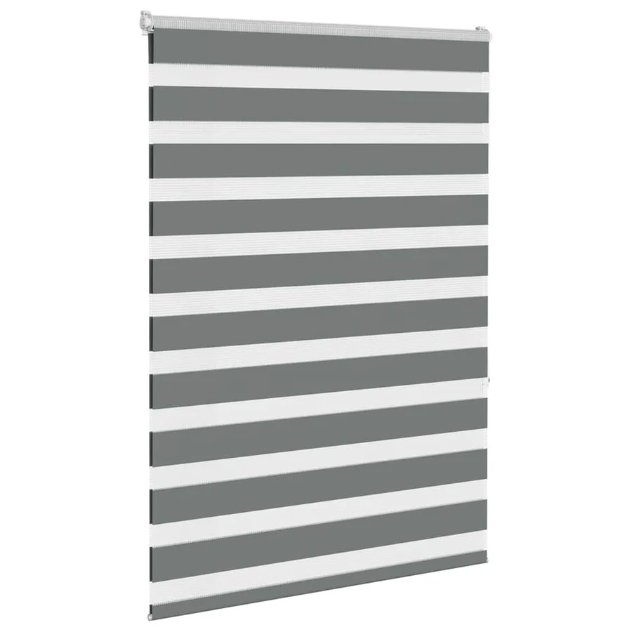 Store zèbre gris foncé largeur du tissu 90,9 cm polyester - 3
