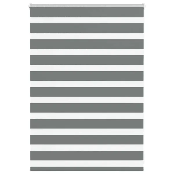 Store zèbre gris foncé largeur du tissu 105,9 cm polyester