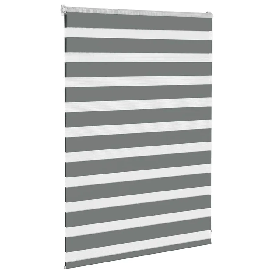 Store zèbre gris foncé largeur du tissu 105,9 cm polyester - 3
