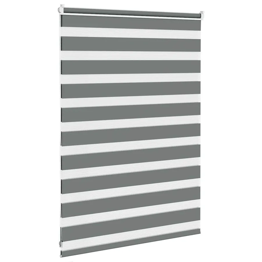 Store zèbre gris foncé largeur du tissu 105,9 cm polyester - 4