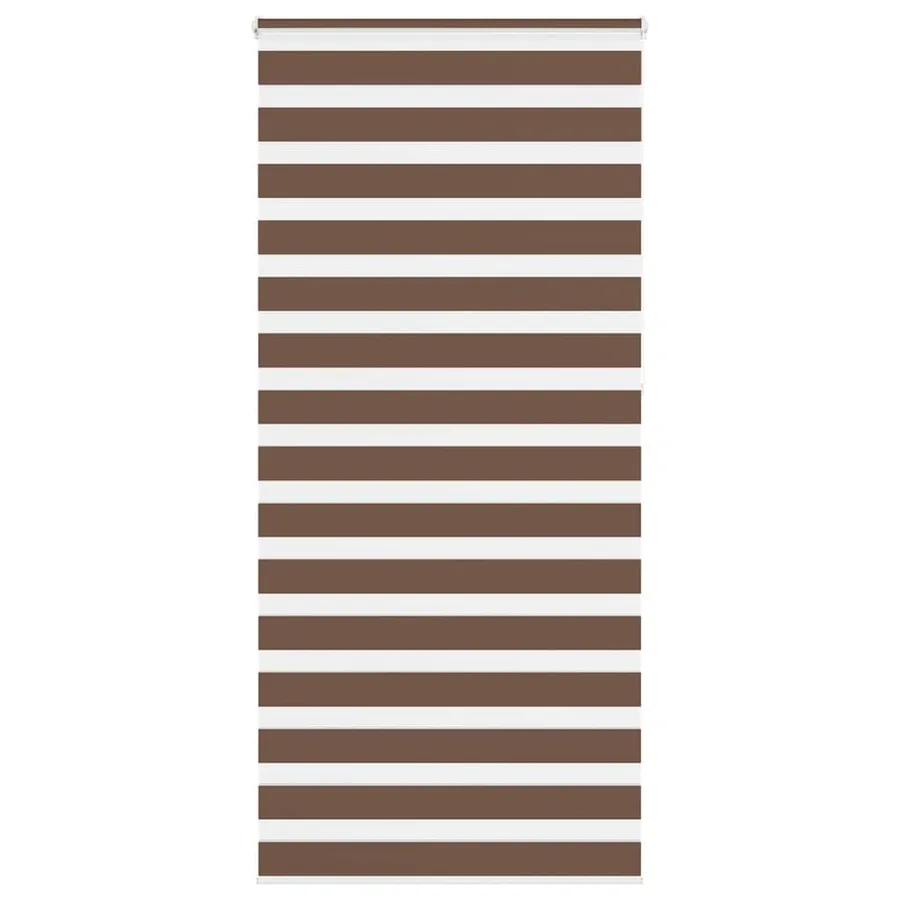 Store zèbre marron 105x230cm largeur du tissu 100,9cm polyester