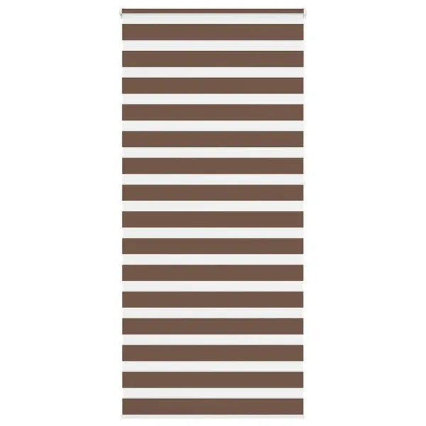 Store zèbre marron 105x230cm largeur du tissu 100,9cm polyester