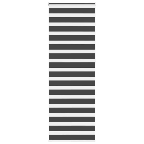 Store zèbre noir 70x230 cm largeur du tissu 65,9 cm polyester