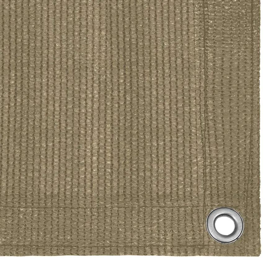 Écran de balcon Taupe 75x500 cm PEHD - 2