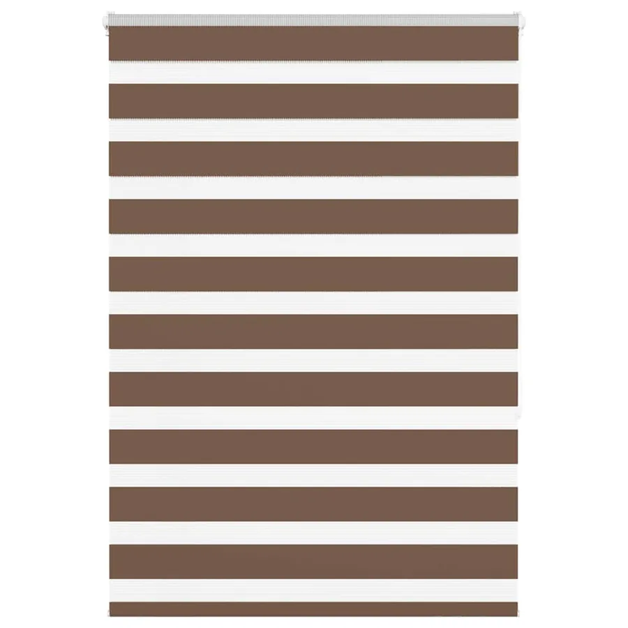 Store zèbre marron 95x150 cm largeur du tissu 90,9 cm polyester