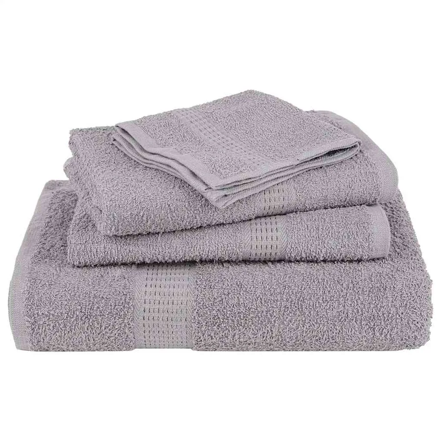 Serviettes de sauna FROGN 10 pcs gris 80x200 cm 360 g/m² - 4