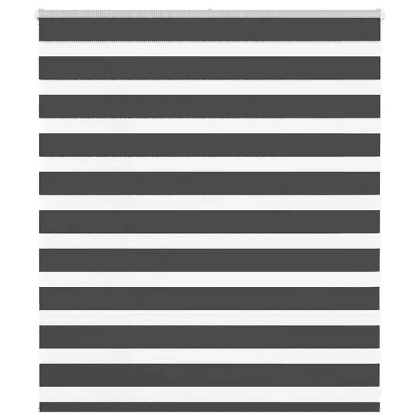 Store zèbre noir 130x100 cm largeur du tissu 125,9 cm polyester