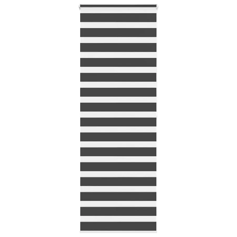 Store zèbre noir 80x200 cm largeur du tissu 75,9 cm polyester