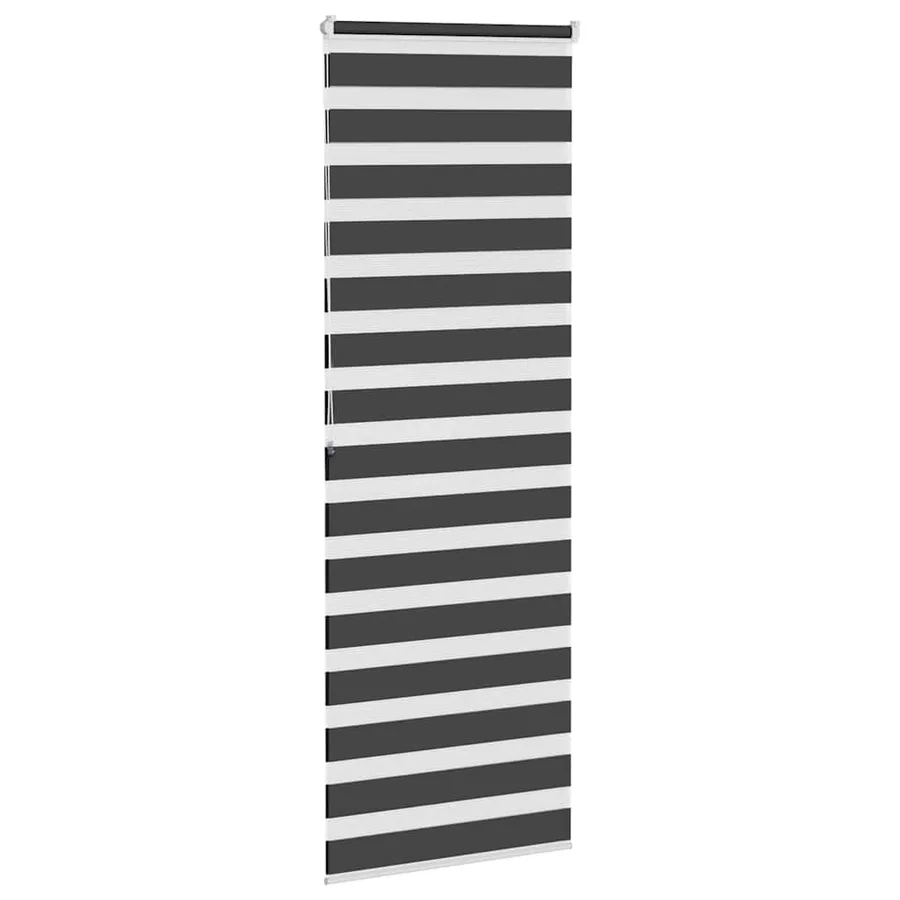 Store zèbre noir 80x200 cm largeur du tissu 75,9 cm polyester - 4