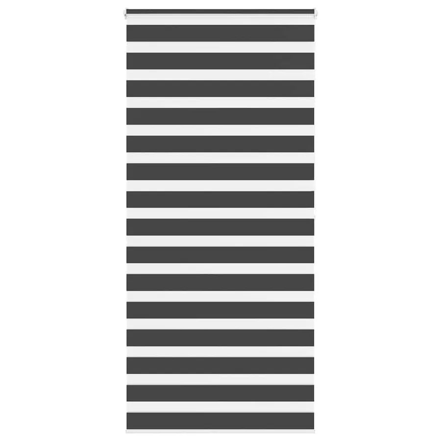 Store zèbre noir 105x200 cm largeur du tissu 100,9 cm polyester