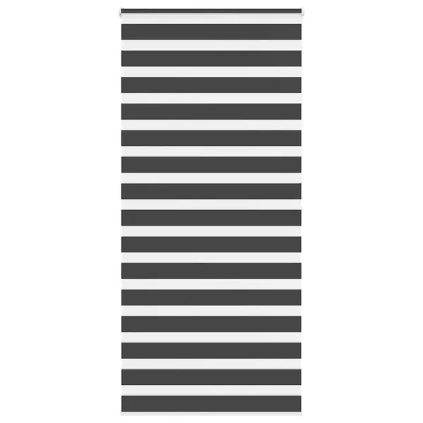 Store zèbre noir 105x200 cm largeur du tissu 100,9 cm polyester