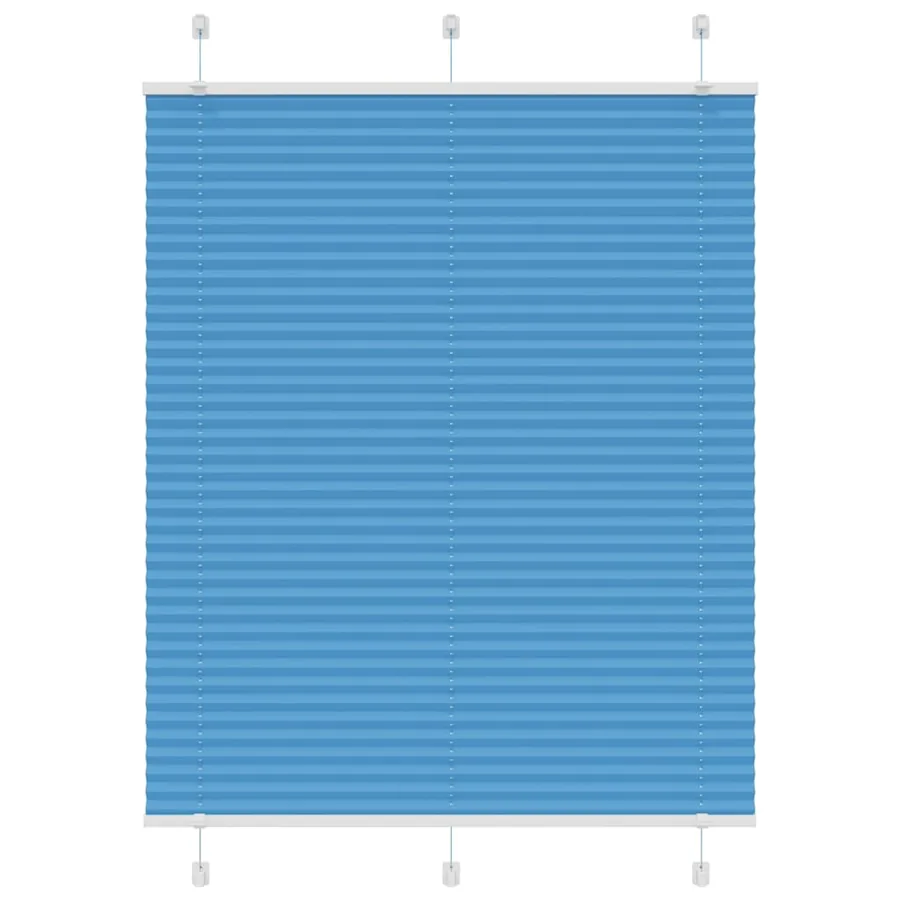 Store plissé bleu 105x150 cm largeur du tissu 104,4cm polyester