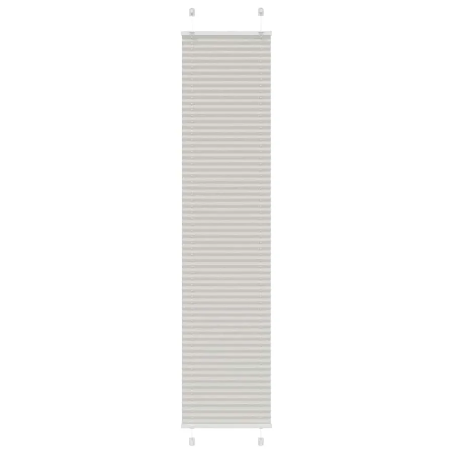 Store plissé gris clair 50x200 cm largeur du tissu 49,4 cm - 2