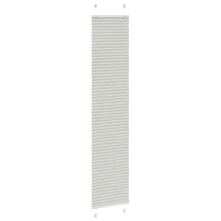 Store plissé gris clair 50x200 cm largeur du tissu 49,4 cm - 3
