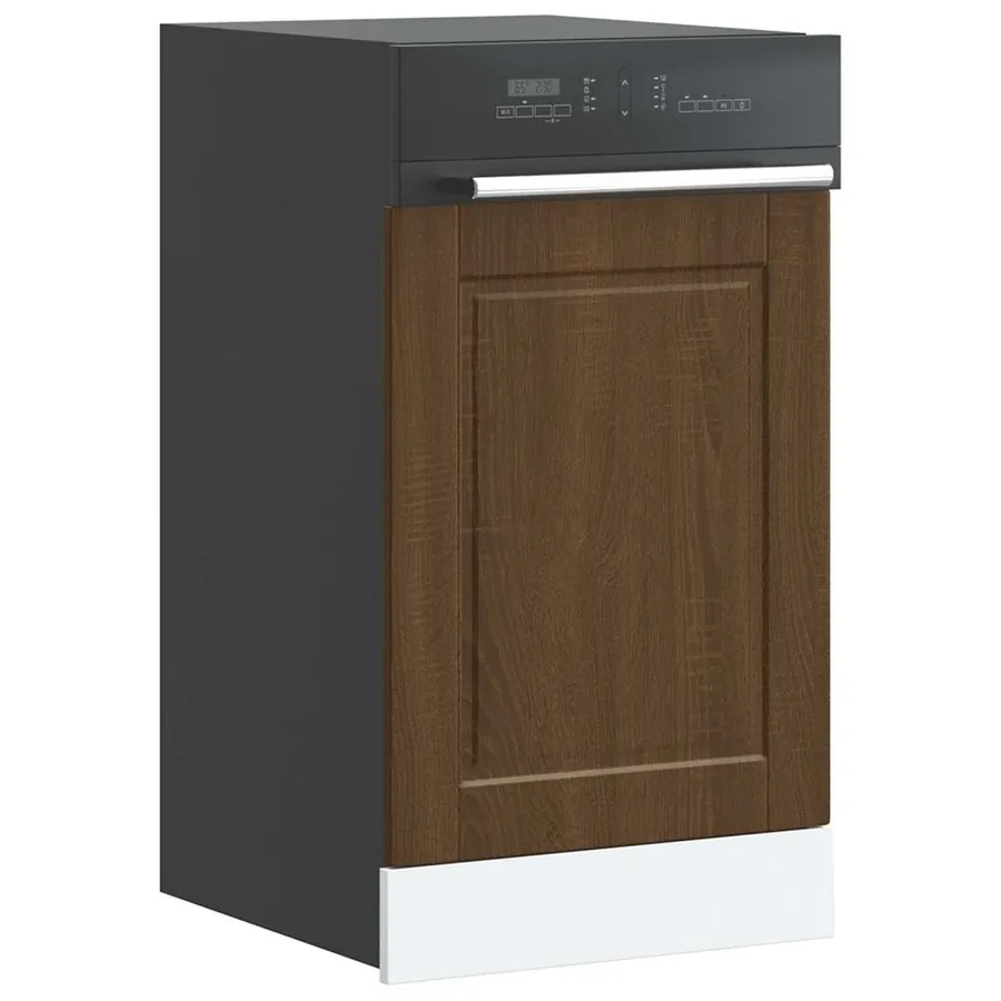Panneau de lave-vaisselle Porto chêne marron 45x1,5x57 cm