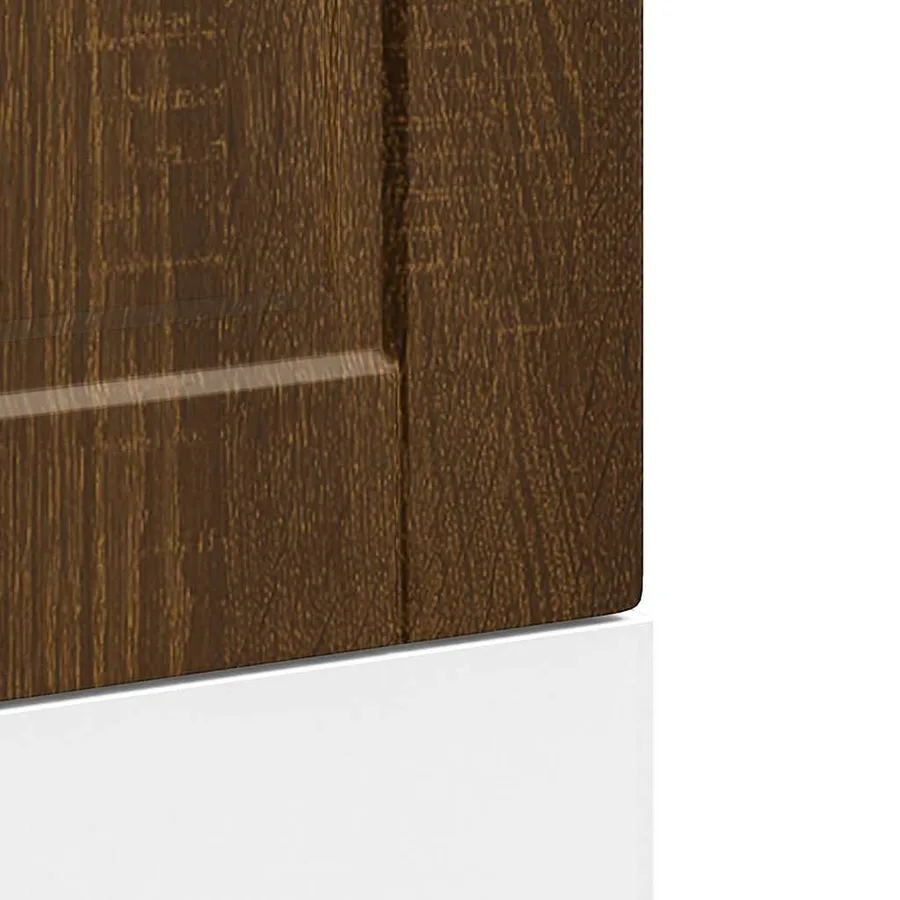 Panneau de lave-vaisselle Porto chêne marron 45x1,5x57 cm - 7
