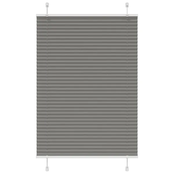 Store plissé anthracite 100x150 cm largeur du tissu 99,4 cm