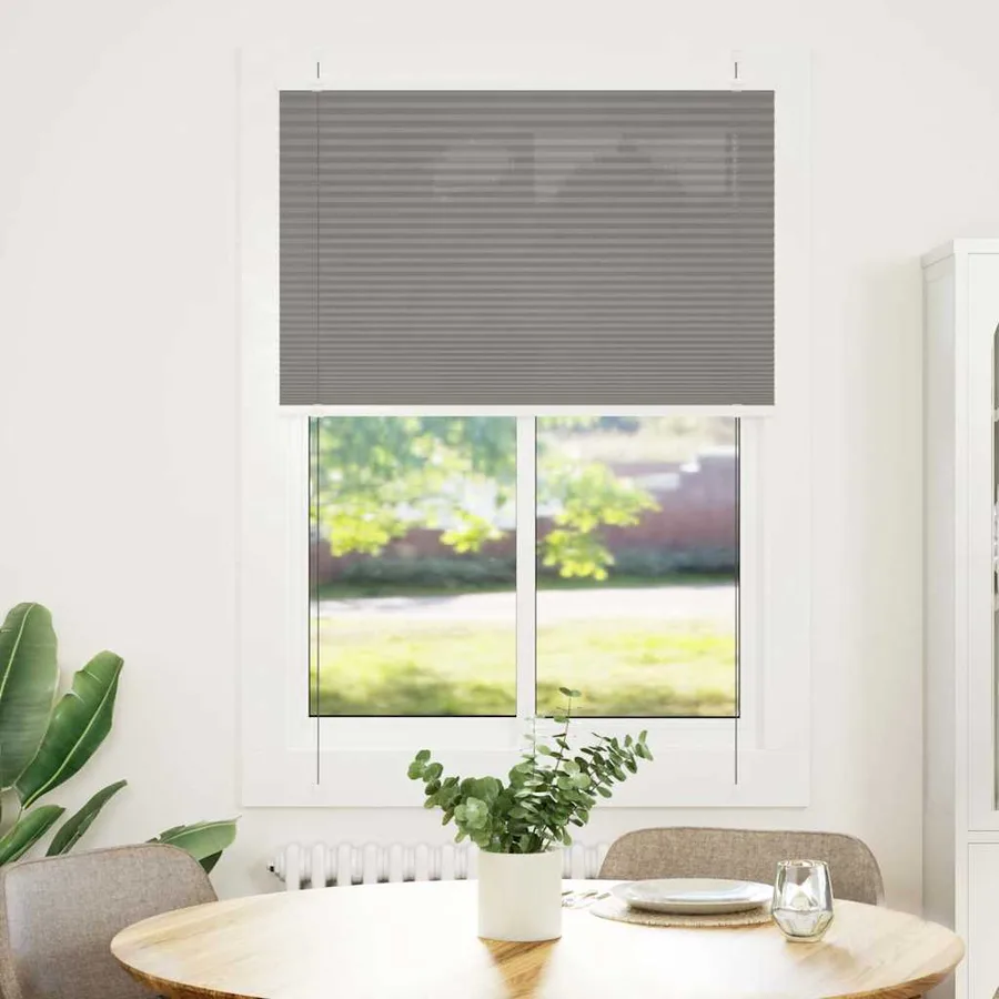 Store plissé anthracite 100x150 cm largeur du tissu 99,4 cm - 2