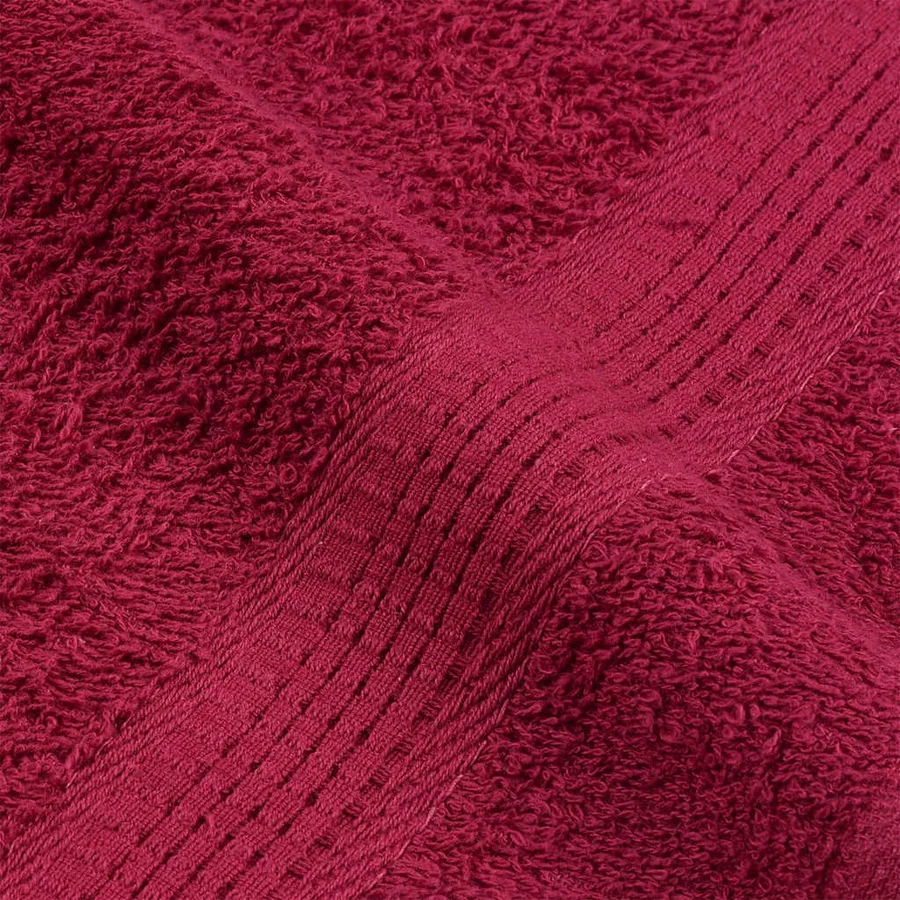 Serviettes FROGN 4 pcs bordeaux 100x200 cm 360 g/m² - 7