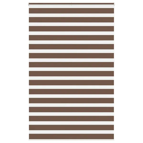 Store zèbre marron 145x230cm largeur du tissu 140,9cm polyester
