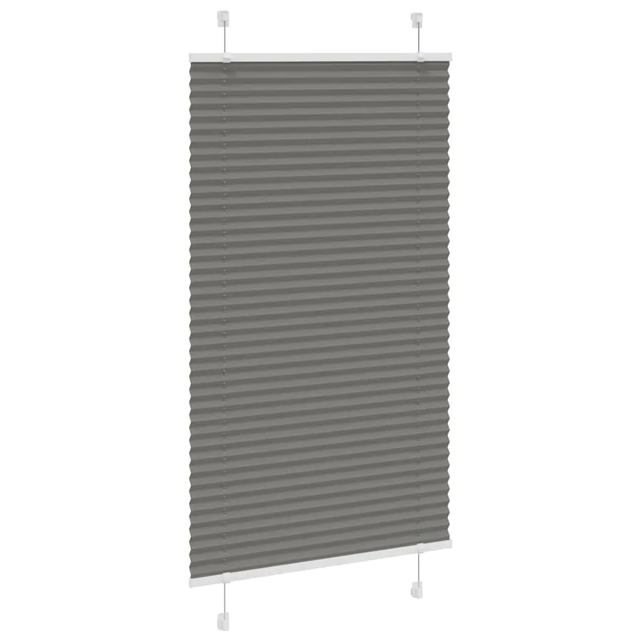 Store plissé anthracite 70x150 cm largeur du tissu 69,4 cm - 3