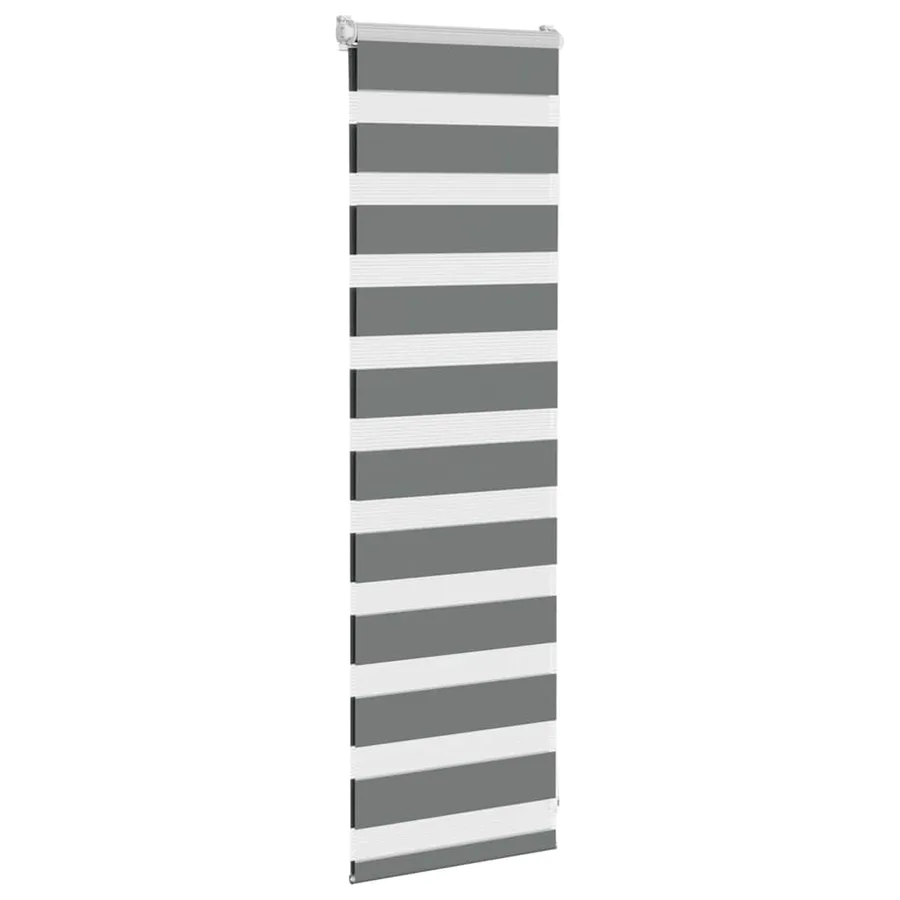 Store zèbre gris foncé largeur du tissu 40,9 cm polyester - 3