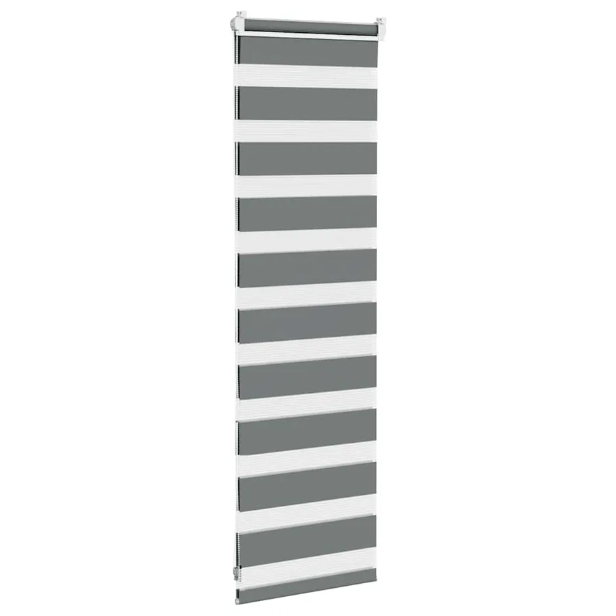 Store zèbre gris foncé largeur du tissu 40,9 cm polyester - 4