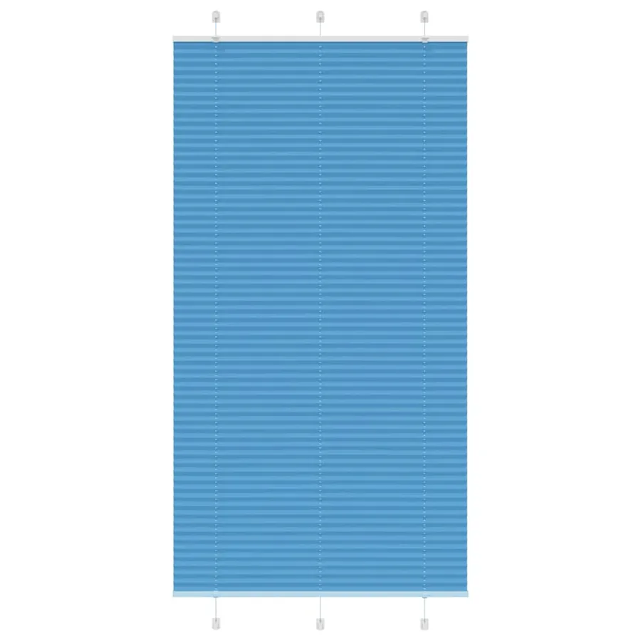Store plissé bleu 110x200 cm largeur du tissu 109,4cm polyester