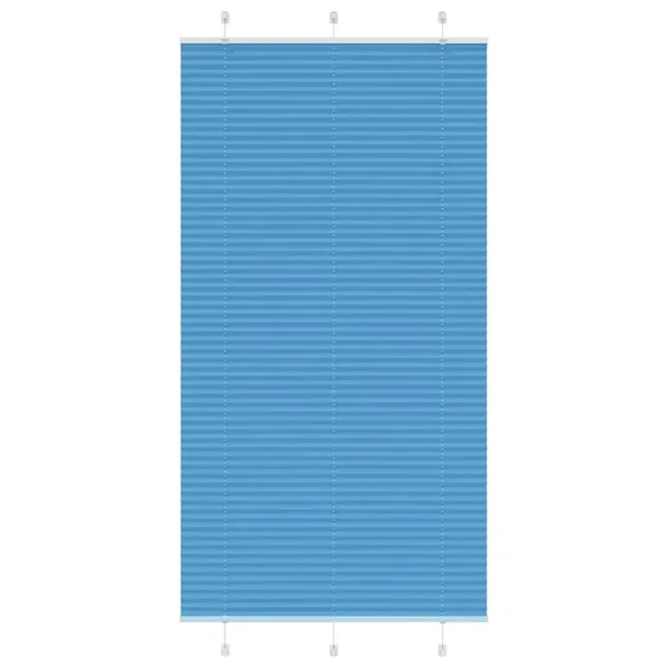 Store plissé bleu 110x200 cm largeur du tissu 109,4cm polyester