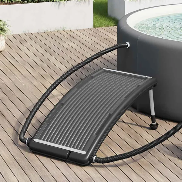 Panneau de chauffage solaire de piscine courbé 110x65 cm