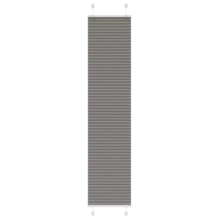 Store plissé anthracite 50x200 cm largeur du tissu 49,4 cm