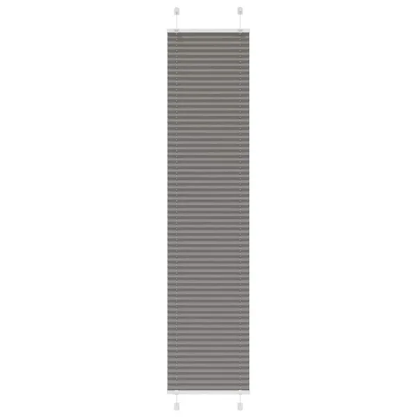 Store plissé anthracite 50x200 cm largeur du tissu 49,4 cm