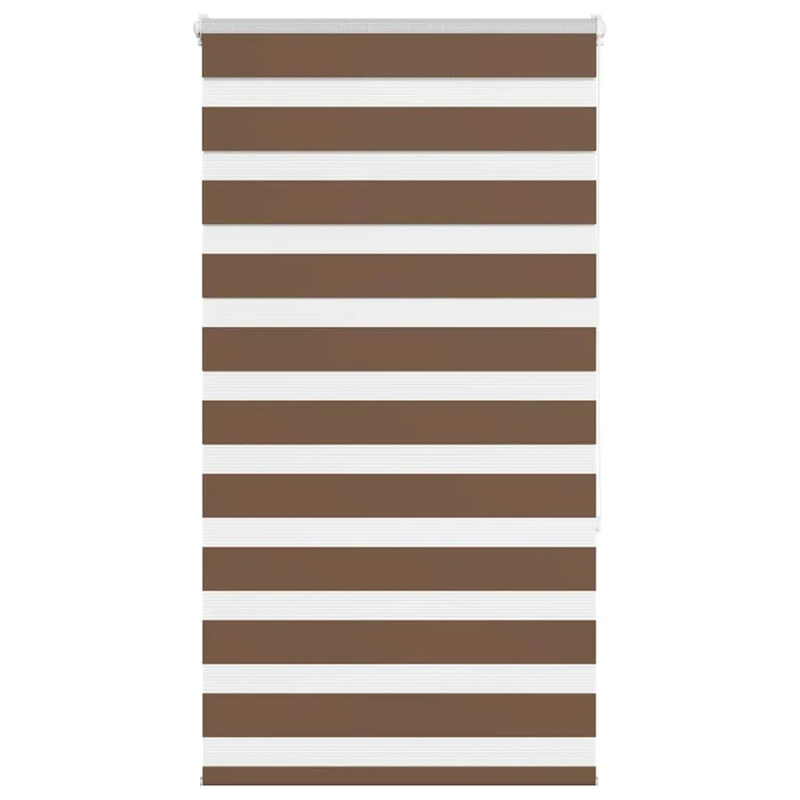 Store zèbre marron 70x150 cm largeur du tissu 65,9 cm polyester