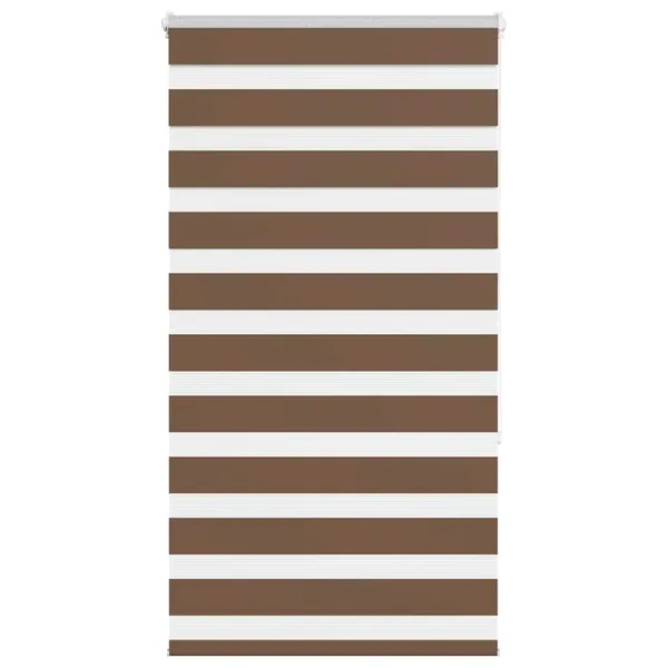 Store zèbre marron 70x150 cm largeur du tissu 65,9 cm polyester