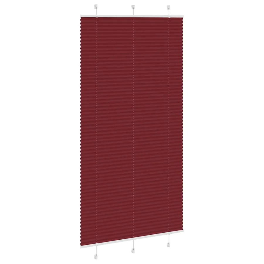 Store plissé rouge bordeaux 110x200 cm largeur du tissu 109,4cm - 3