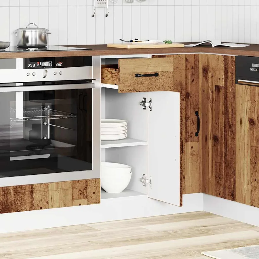 Armoire de cuisine Porto vieux bois bois d'ingénierie - 3