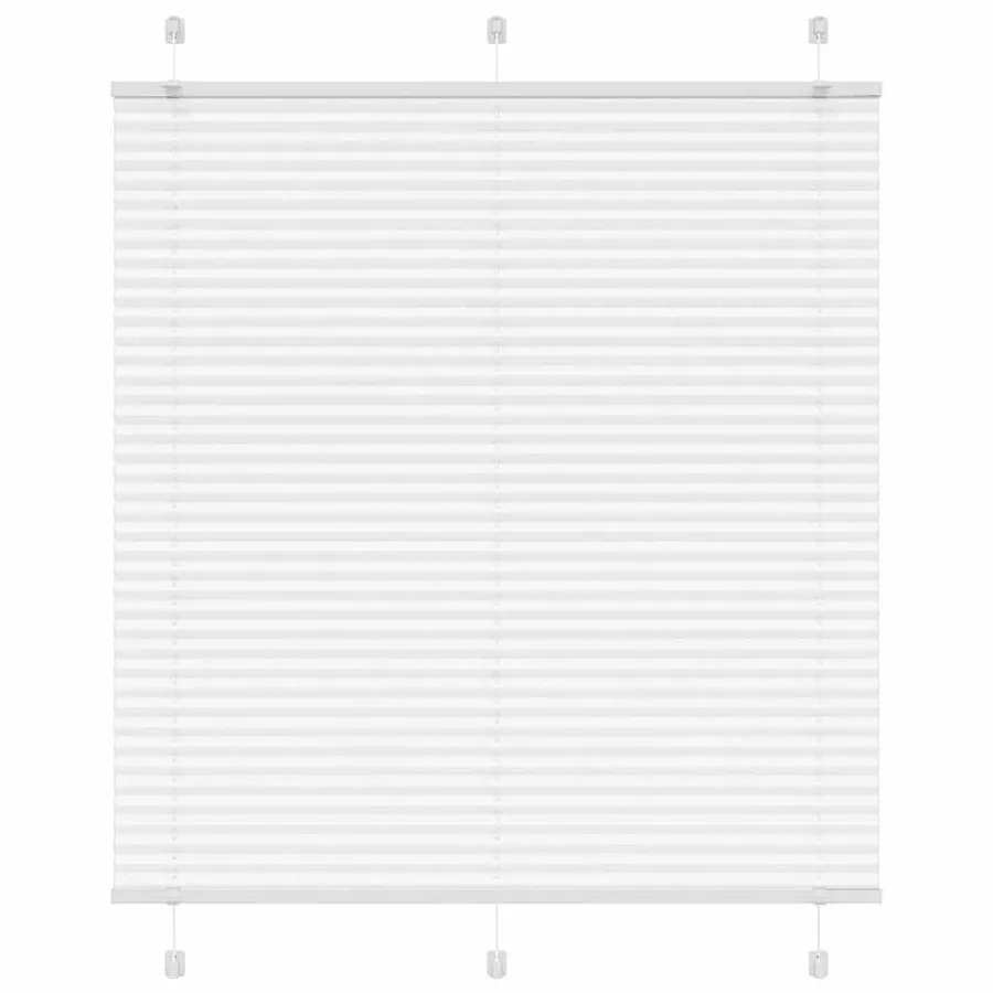 Store plissé blanc 115x150cm largeur du tissu 114,4cm polyester