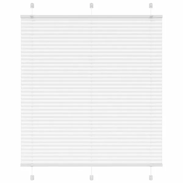 Store plissé blanc 115x150cm largeur du tissu 114,4cm polyester