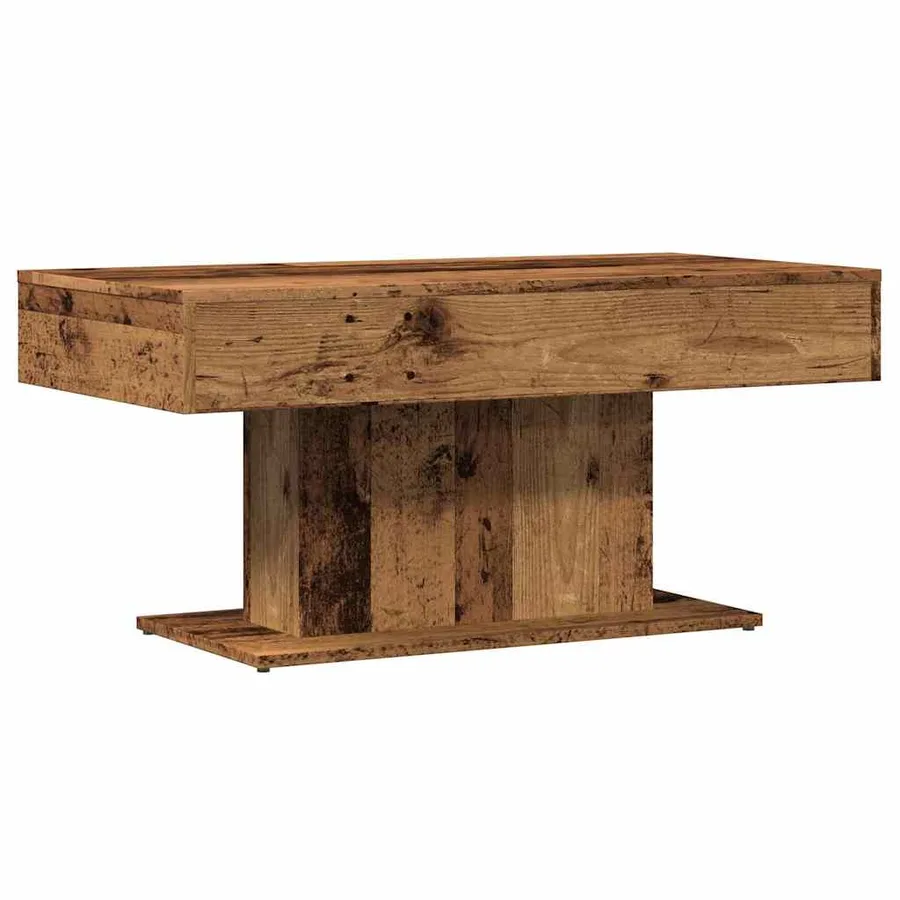 Table basse en bois ancien 96 x 50 x 45 cm bois d'ingénierie - 2