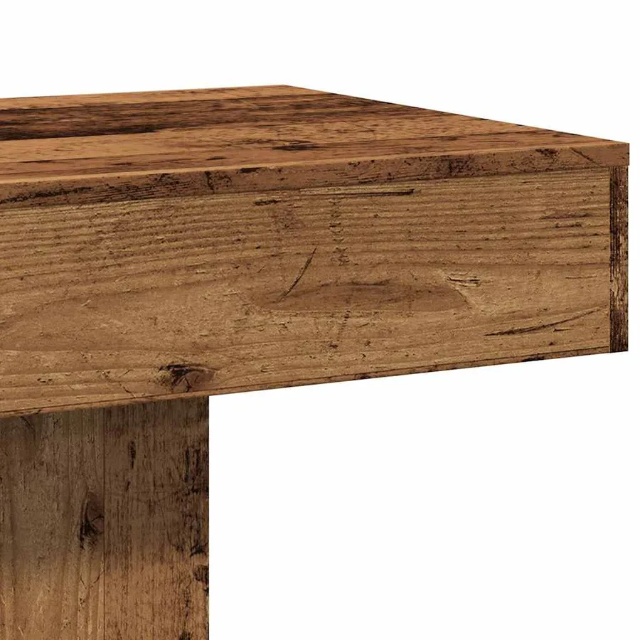 Table basse en bois ancien 96 x 50 x 45 cm bois d'ingénierie - 7