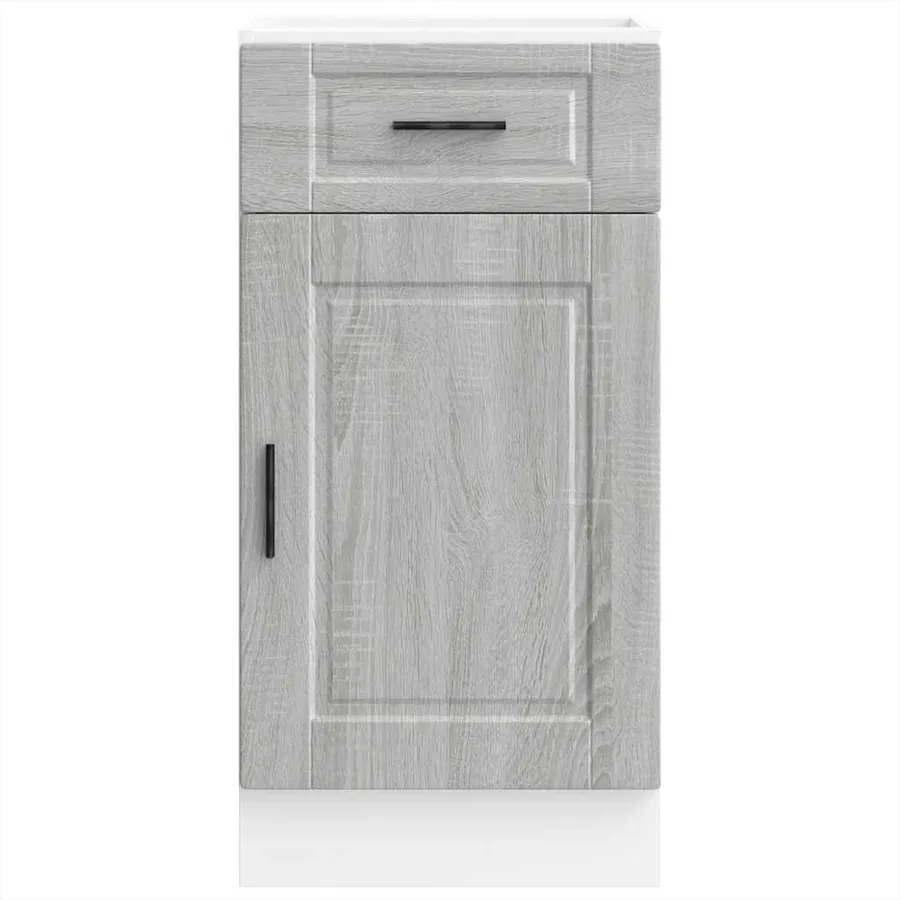 Armoire de cuisine Porto sonoma gris bois d'ingénierie - 4