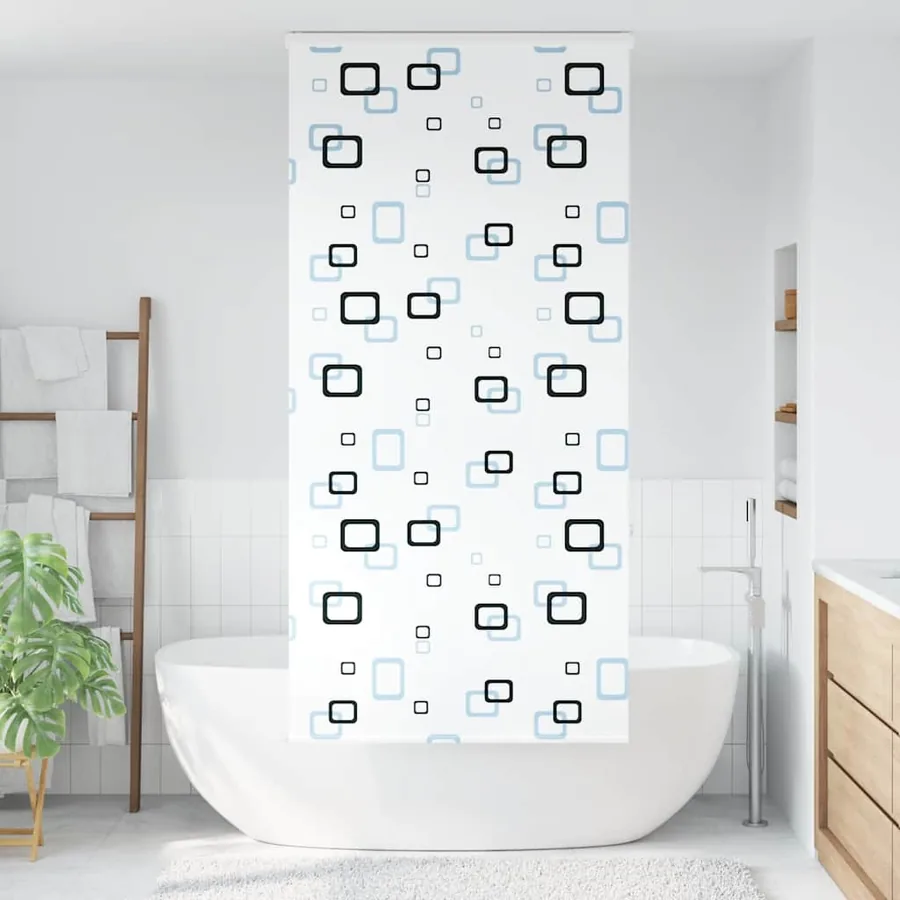 Store enrouleur de douche avec cassette largeur du tissu 86 cm - 2