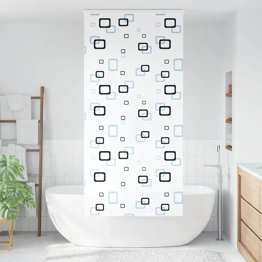 Store enrouleur de douche avec cassette largeur du tissu 106 cm - 2