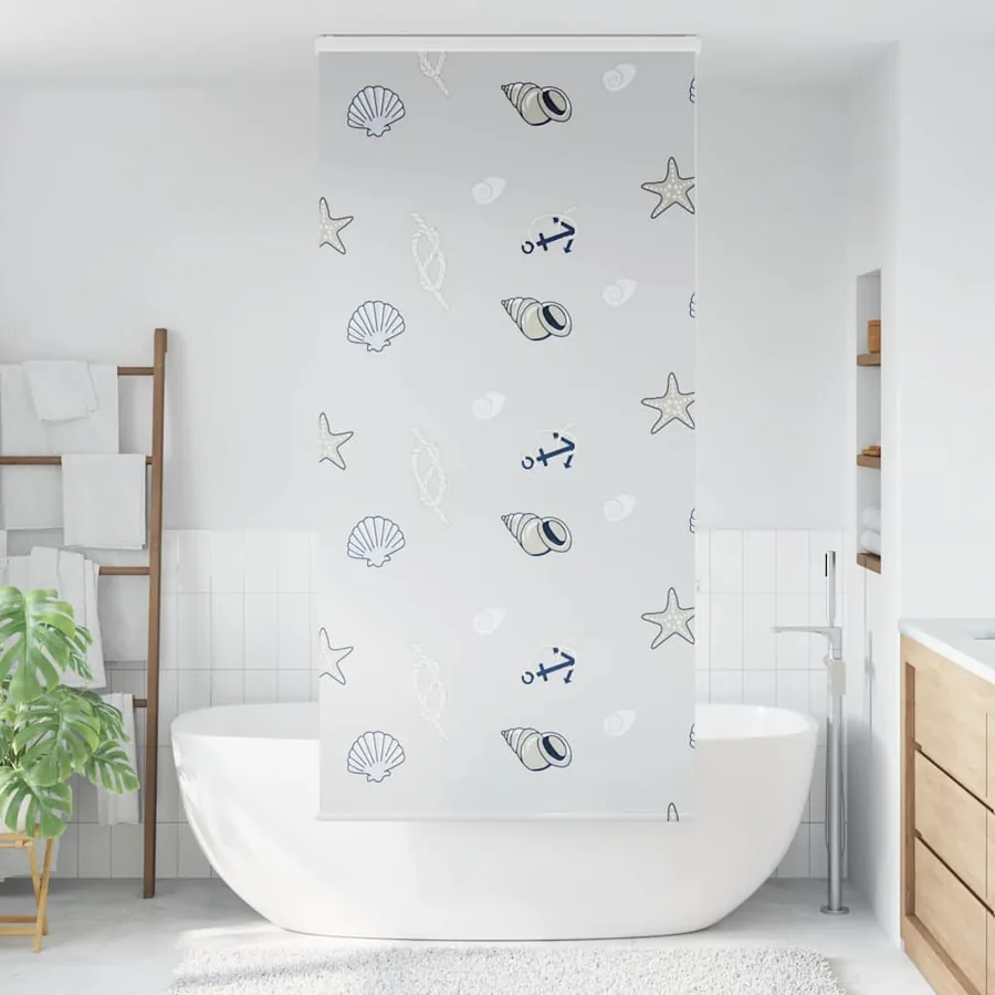 Store enrouleur de douche avec cassette largeur du tissu 96 cm - 2